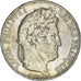 Moneta, Francia, Louis-Philippe, 5 Francs, 1842, Rouen, MB, Argento, KM:749.2