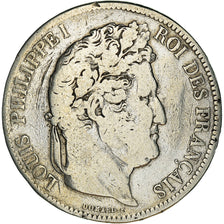 Münze, Frankreich, Louis-Philippe, 5 Francs, 1842, Lille, S, Silber, KM:749.13