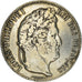 Coin, France, Louis-Philippe, 5 Francs, 1843, Paris, VF(30-35), Silver