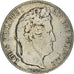 Moneda, Francia, Louis-Philippe, 5 Francs, 1843, Bordeaux, BC+, Plata, KM:749.7