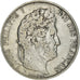 Moneta, Francia, Louis-Philippe, 5 Francs, 1844, Lille, MB+, Argento, KM:749.13