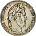 Monnaie, France, Louis-Philippe, 5 Francs, 1845, Strasbourg, TB, Argent
