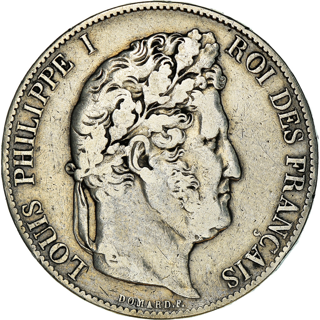 Monnaie, France, Louis-Philippe, 5 Francs, 1847, Paris, TB, Argent