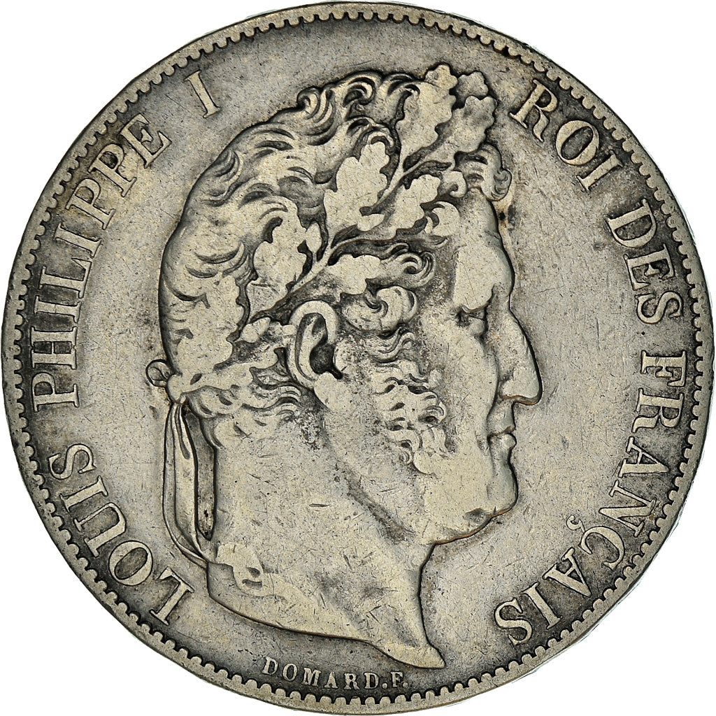 Coin, France, Louis-Philippe, 5 Francs, 1848, Paris, VF(30-35), Silver