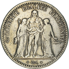 Coin, France, Hercule, 5 Francs, 1848, Strasbourg, VF(20-25), Silver, KM:756.2
