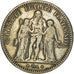 Moneta, Francia, Hercule, 5 Francs, 1849, Paris, MB, Argento, KM:756.1