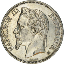 Monnaie, France, Napoléon III, 5 Francs, 1868, Strasbourg, TTB, Argent