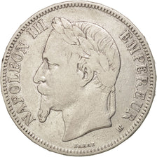 FRANCE, Napoléon III, 5 Francs, 1869, Strasbourg, KM #799.2, VF(20-25), Silver,