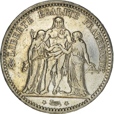 Monnaie, France, Hercule, 5 Francs, 1873, Bordeaux, TTB, Argent, Gadoury:745a