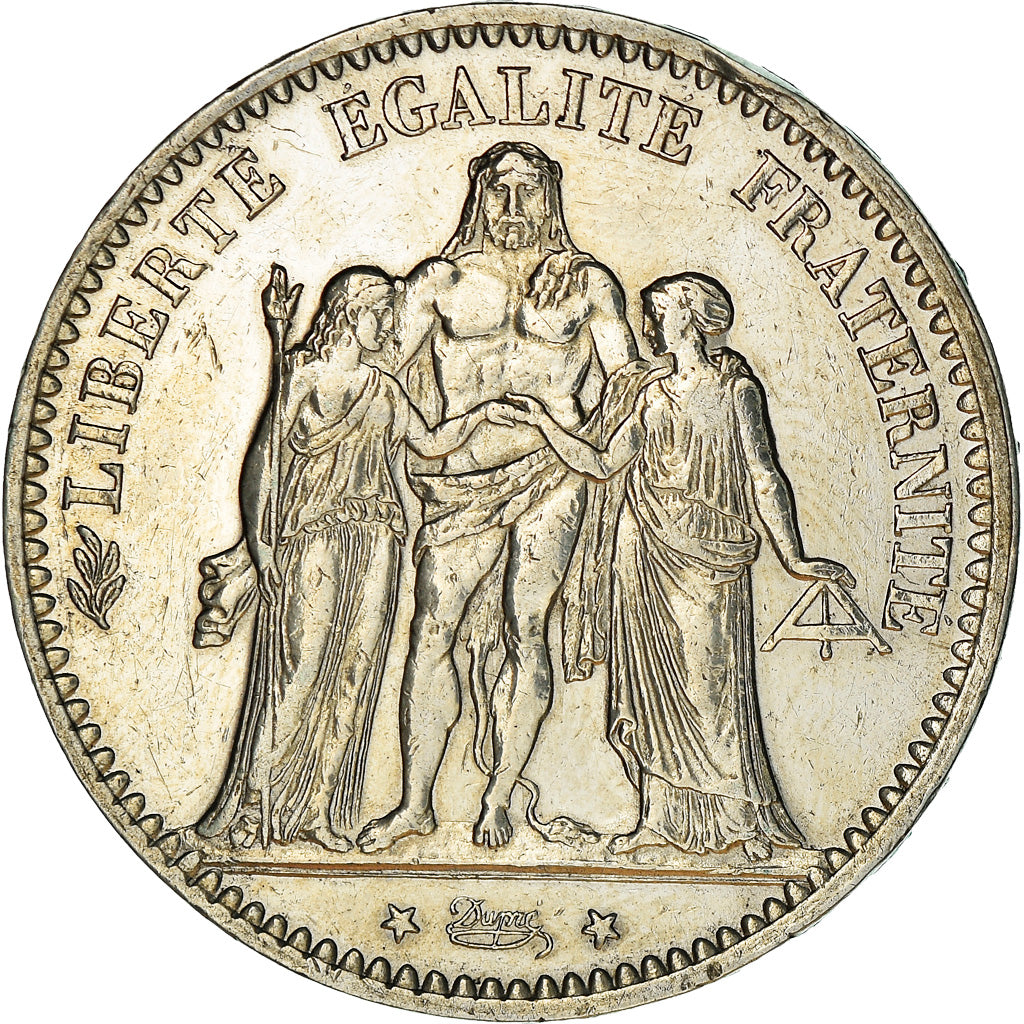 Coin, France, Hercule, 5 Francs, 1874, Paris, EF(40-45), Silver, KM:820.1