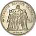 Coin, France, Hercule, 5 Francs, 1874, Paris, EF(40-45), Silver, KM:820.1
