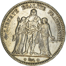 Moneta, Francia, Hercule, 5 Francs, 1874, Bordeaux, BB, Argento, KM:820.2