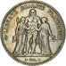 Coin, France, Hercule, 5 Francs, 1876, Bordeaux, VF(30-35), Silver, KM:820.2