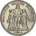 Coin, France, Hercule, 5 Francs, 1878, Bordeaux, EF(40-45), Silver, KM:820.2