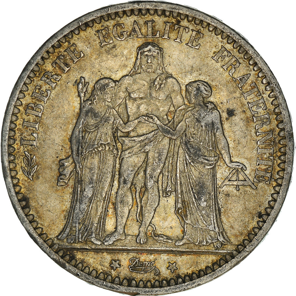 Coin, France, Hercule, 5 Francs, 1873, Paris, EF(40-45), Silver, KM:820.1