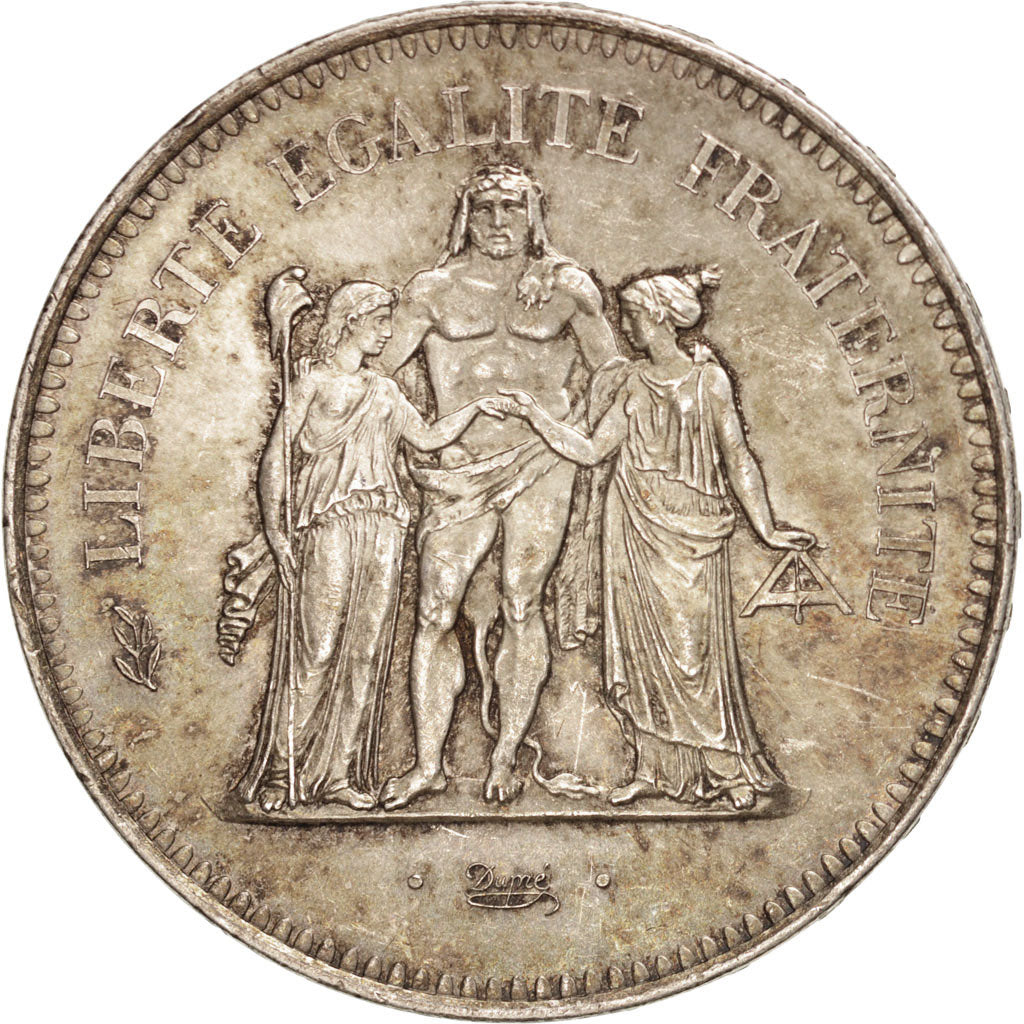 Francia, Hercule, 50 Francs, 1976, Paris, SPL-, Argento, KM:941.1, Gadoury:882