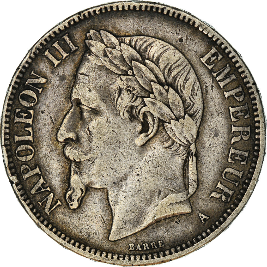Monnaie, France, Napoleon III, Napoléon III, 5 Francs, 1870, Paris, TB+