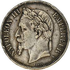 Monnaie, France, Napoleon III, Napoléon III, 5 Francs, 1870, Paris, TB+