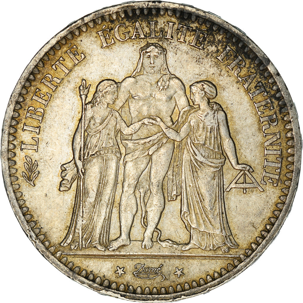 Coin, France, Hercule, 5 Francs, 1849, Paris, EF(40-45), Silver, KM:756.1