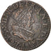 FRANCE, Double tournois, buste juvénile au col fraisé , Double Tournois, 1628, P
