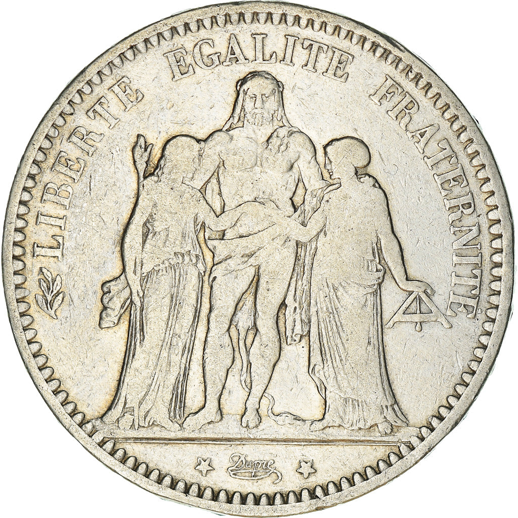 Coin, France, Hercule, 5 Francs, 1873, Paris, VF(20-25), Silver, KM:820.1