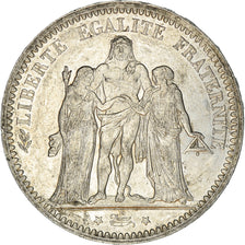 Monnaie, France, Hercule, 5 Francs, 1873, Paris, TTB, Argent, Gadoury:745a