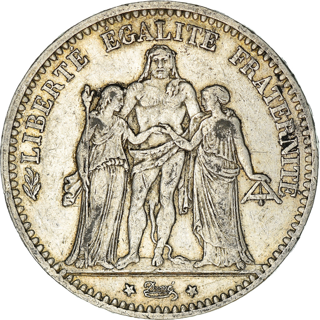 Coin, France, Hercule, 5 Francs, 1875, Paris, EF(40-45), Silver, KM:820.1