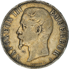 Monnaie, France, Napoleon III, Napoléon III, 5 Francs, 1855, Paris, TB+