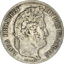 Coin, France, Louis-Philippe, 5 Francs, 1838, Paris, VF(20-25), Silver