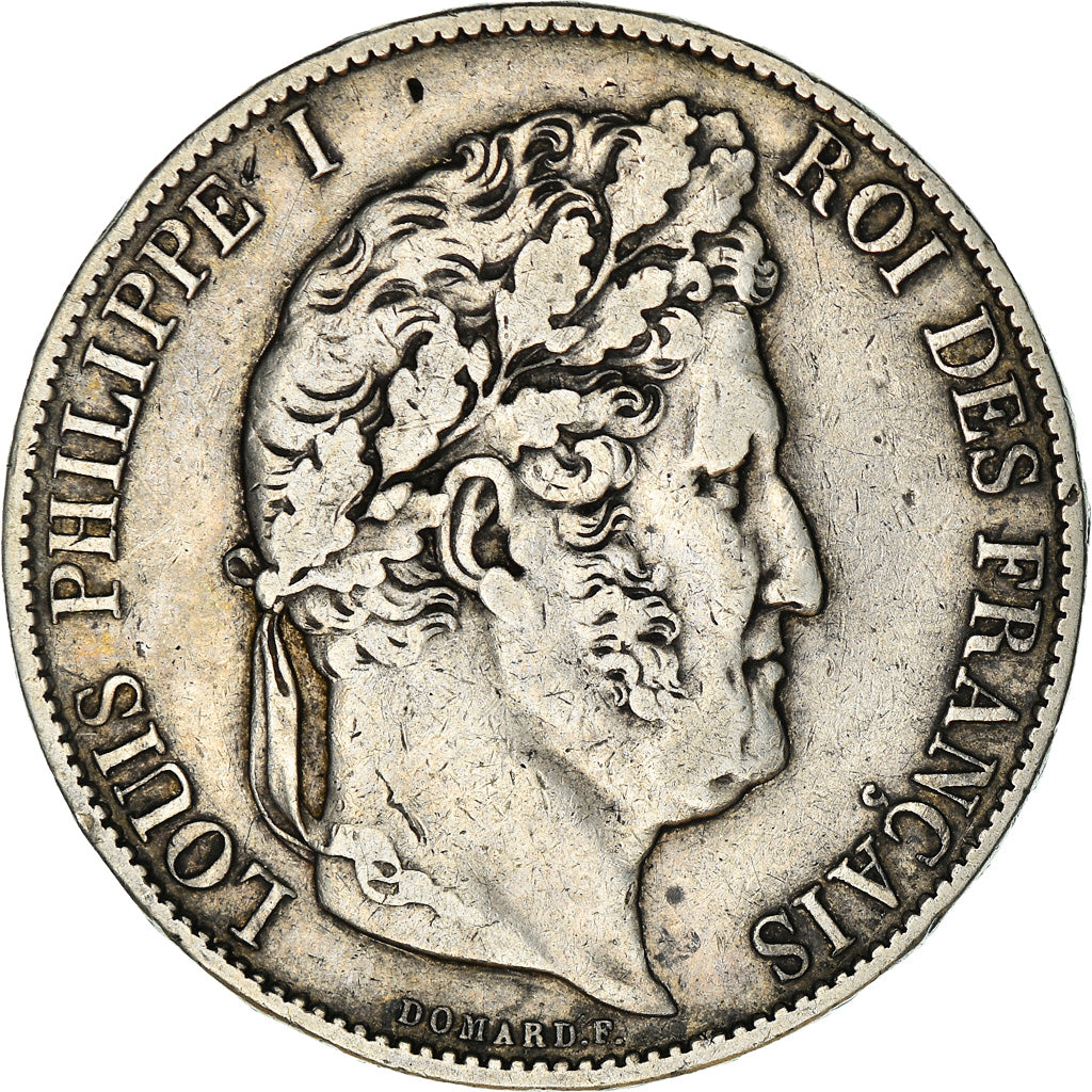 Coin, France, Louis-Philippe, 5 Francs, 1847, Paris, EF(40-45), Silver