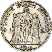 Coin, France, Hercule, 5 Francs, 1876, Paris, VF(20-25), Silver, KM:820.1