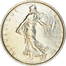 Münze, Frankreich, Semeuse, 5 Francs, 1969, VZ, Silber, KM:926, Gadoury:770