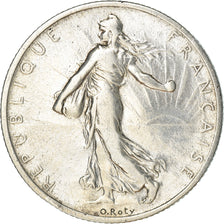 Moeda, França, Semeuse, 2 Francs, 1912, Paris, VF(30-35), Prata, KM:845.1
