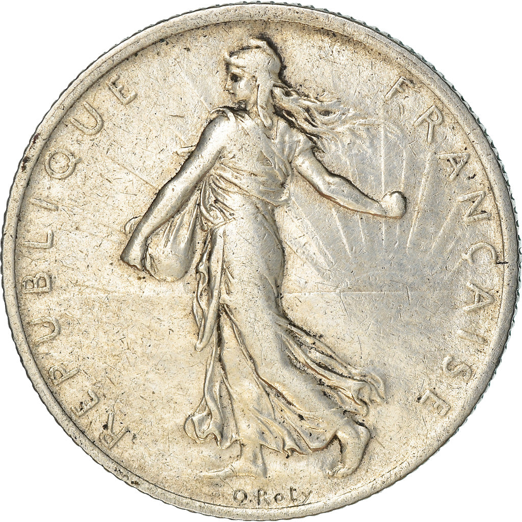 Monnaie, France, Semeuse, 2 Francs, 1914, Paris, TTB, Argent, Gadoury:532