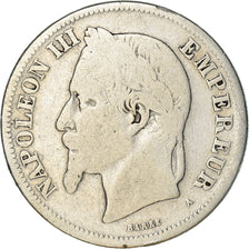 Moeda, França, Napoleon III, Napoléon III, 2 Francs, 1869, Paris, F(12-15)