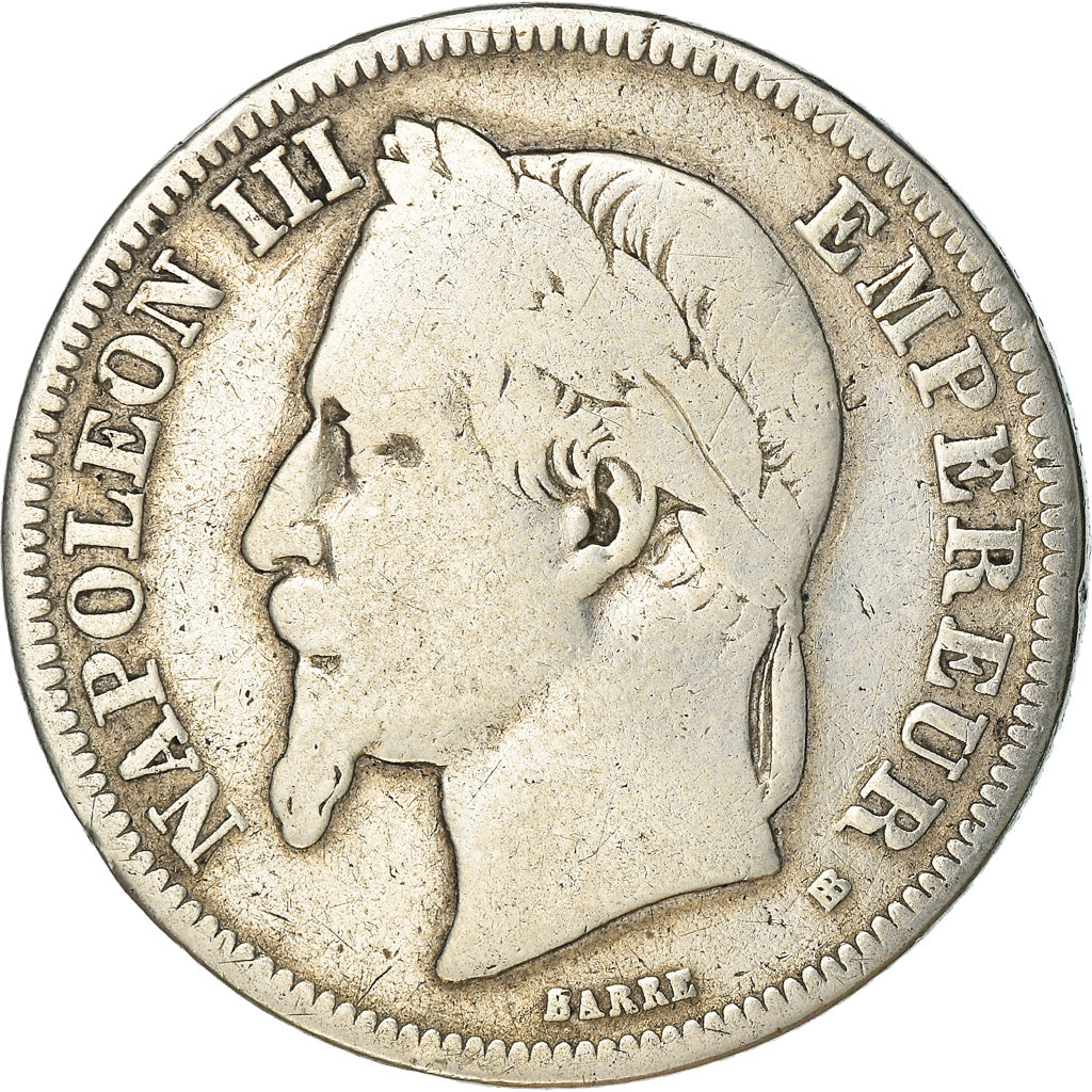 Munten, Frankrijk, Napoleon III, Napoléon III, 2 Francs, 1866, Strasbourg, FR