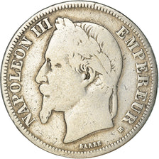 Munten, Frankrijk, Napoleon III, Napoléon III, 2 Francs, 1866, Strasbourg, FR