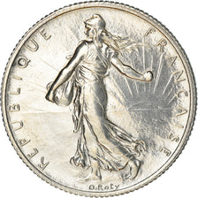 Coin, France, Semeuse, 2 Francs, 1919, Paris, AU(50-53), Silver, KM:845.1