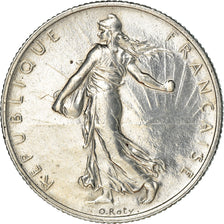 Coin, France, Semeuse, 2 Francs, 1916, Paris, AU(55-58), Silver, KM:845.1