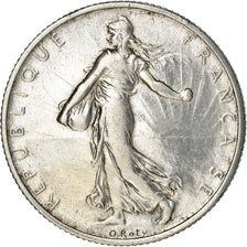 Moneta, Francia, Semeuse, 2 Francs, 1915, Paris, BB, Argento, KM:845.1