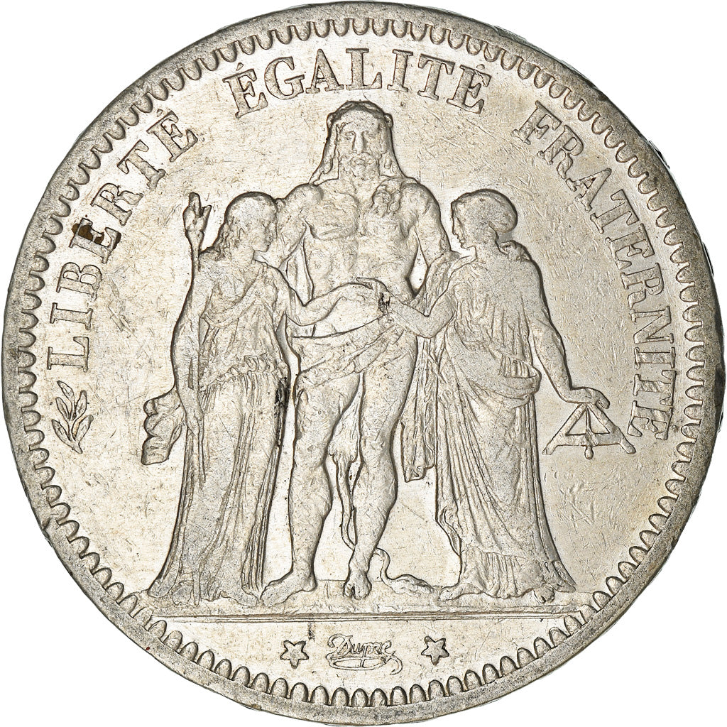 Coin, France, Hercule, 5 Francs, 1873, Paris, EF(40-45), Silver, KM:820.1
