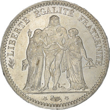 Moneta, Francia, Hercule, 5 Francs, 1873, Paris, BB+, Argento, KM:820.1