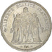 Moneta, Francia, Hercule, 5 Francs, 1873, Paris, BB+, Argento, KM:820.1