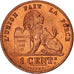 BELGIUM, Centime, 1875, KM #33.1, MS(63), Copper, 16.7, 2.00