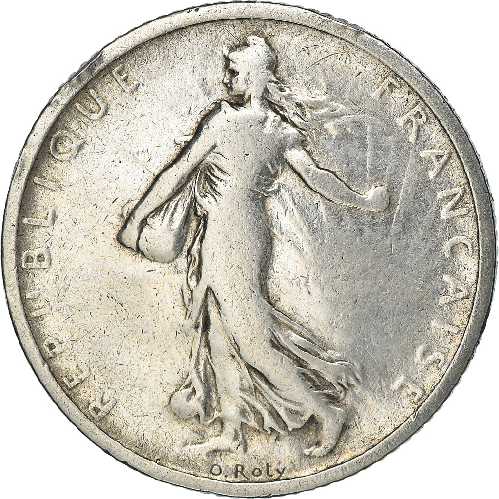 Moneta, Francia, Semeuse, Franc, 1898, Paris, MB, Argento, KM:844.1, Gadoury:467