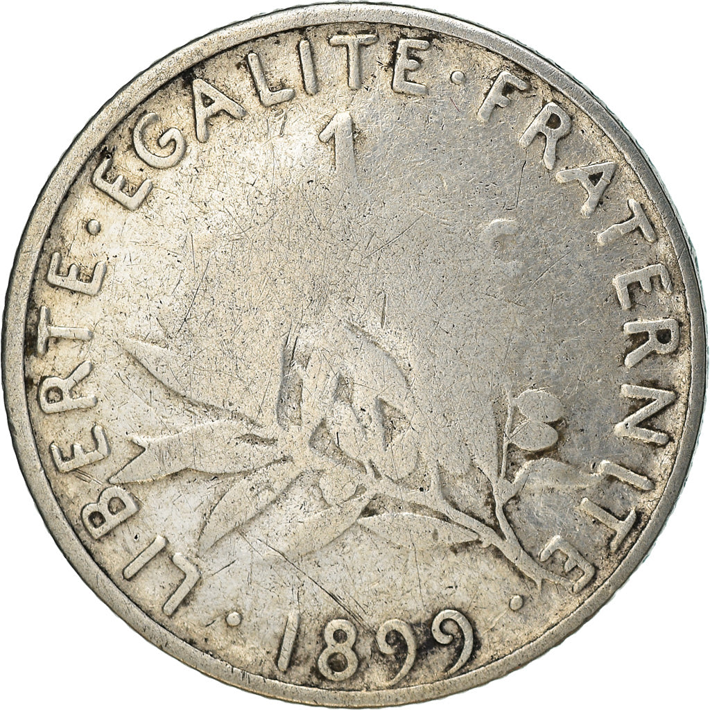 Münze, Frankreich, Semeuse, Franc, 1899, Paris, S, Silber, KM:844.1