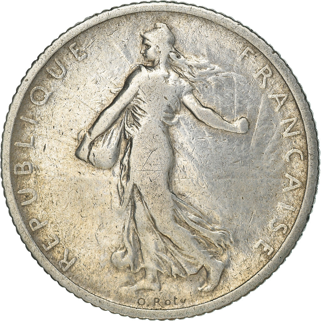 Coin, France, Semeuse, Franc, 1901, Paris, VF(30-35), Silver, KM:844.1