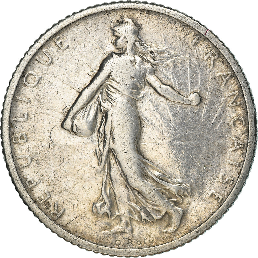 Monnaie, France, Semeuse, Franc, 1906, Paris, TB+, Argent, KM:844.1, Le