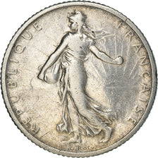 Monnaie, France, Semeuse, Franc, 1906, Paris, TB+, Argent, KM:844.1, Le
