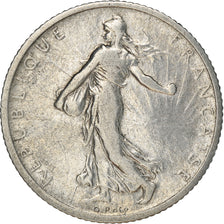 Coin, France, Semeuse, Franc, 1908, Paris, VF(30-35), Silver, KM:844.1
